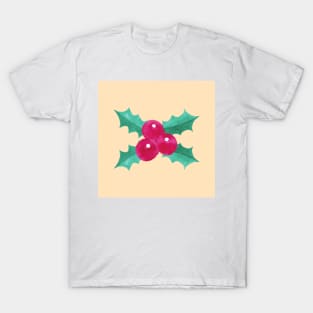 Orange Seasonal Holly Berries T-Shirt